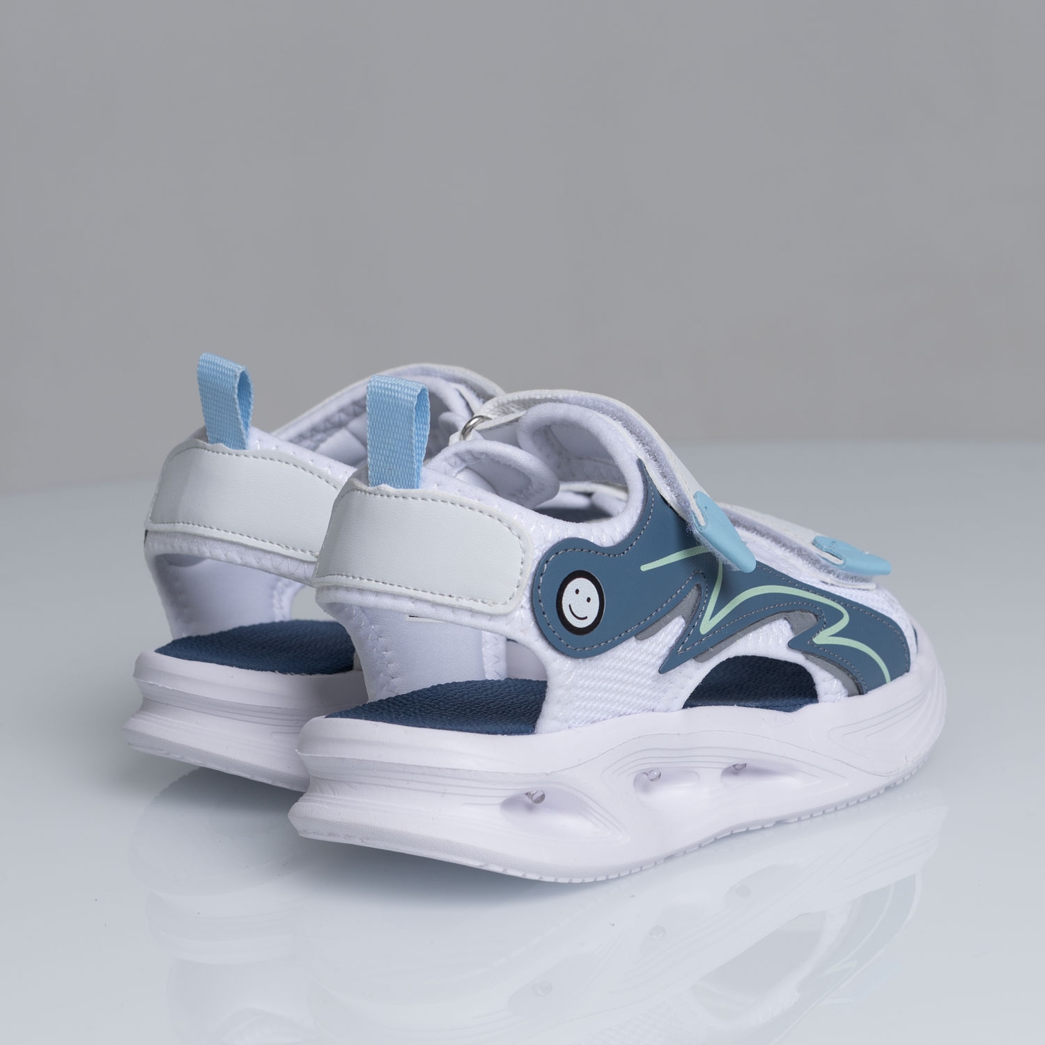 Детски светещи сандали PONKI Urban Wave White №26-30