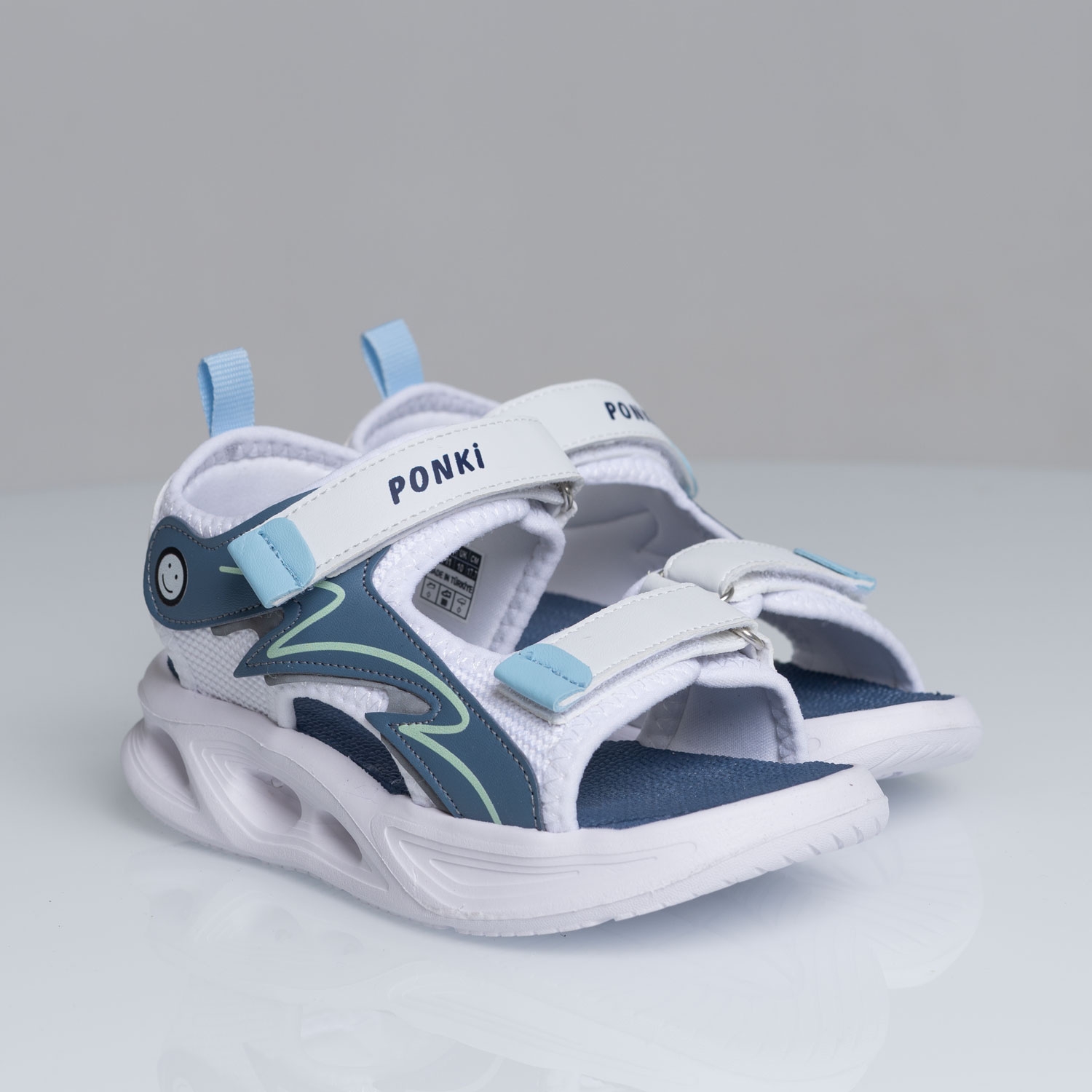Детски светещи сандали PONKI Urban Wave White №26-30