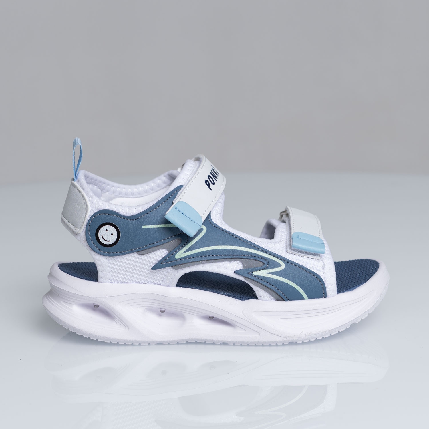 Детски светещи сандали PONKI Urban Wave White №26-30