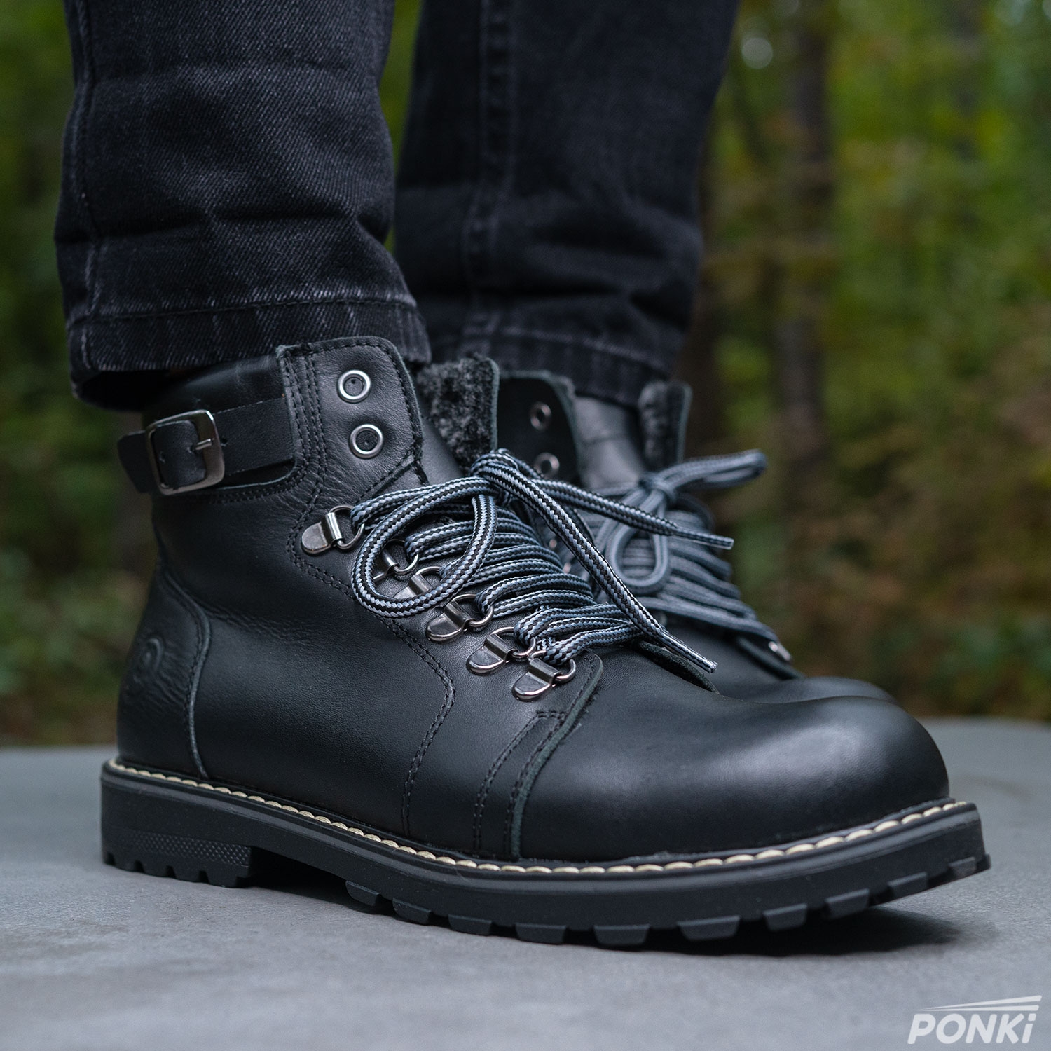 Детски ботуши PONKI KLARK BLACK №36-39