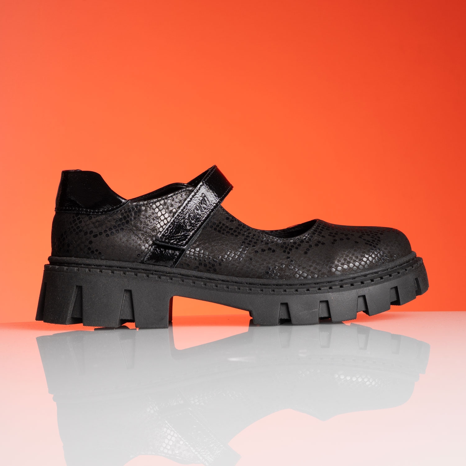 Юношески балеринки PONKI XTRAVAGANZA BLACK SNAKE №37-40