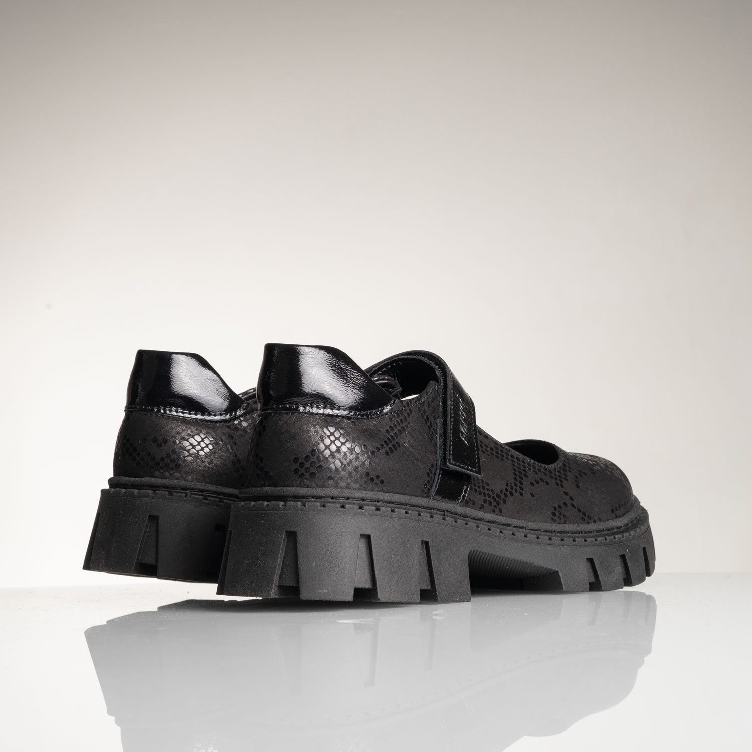 Юношески балеринки PONKI XTRAVAGANZA BLACK SNAKE №37-40