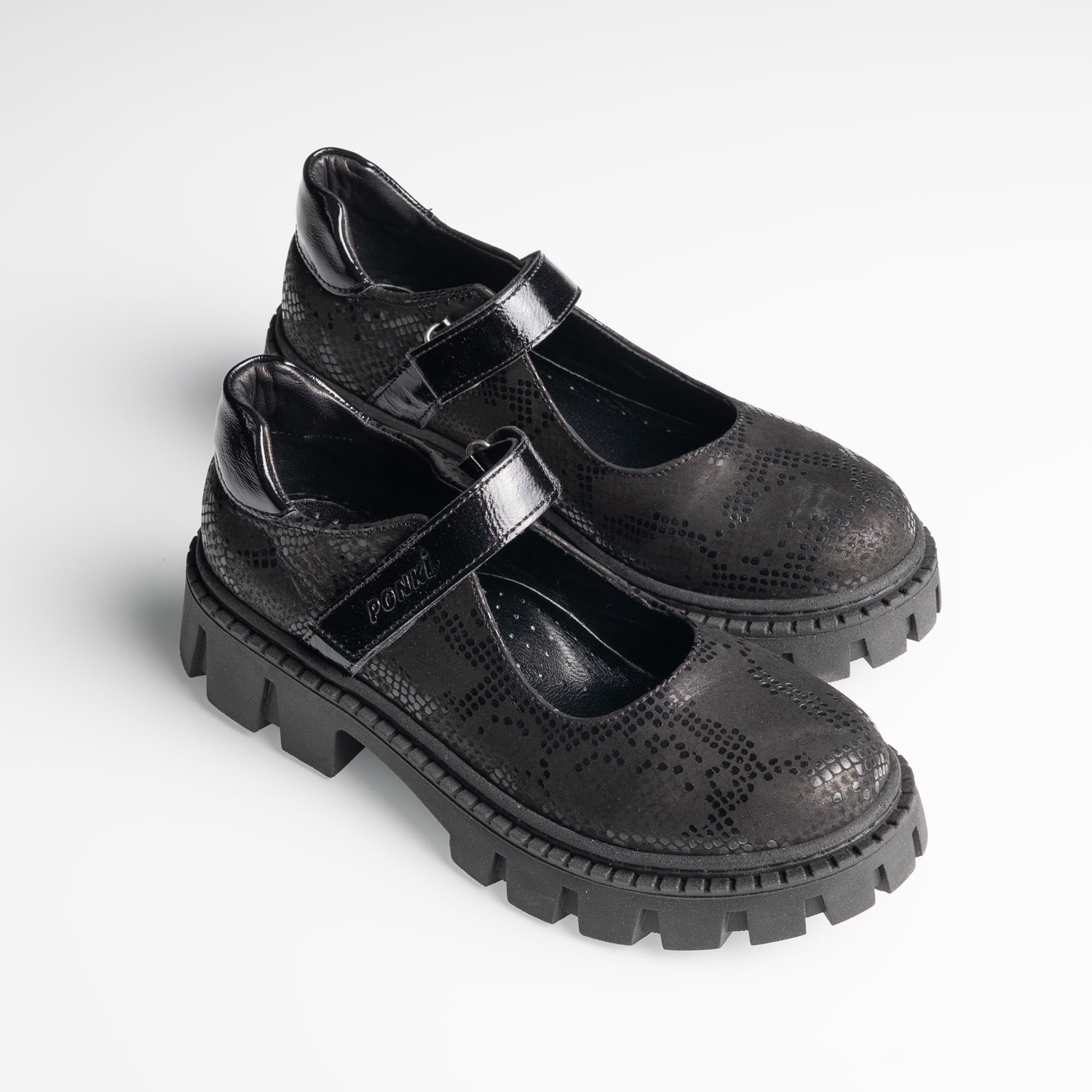 Юношески балеринки PONKI XTRAVAGANZA BLACK SNAKE №37-40