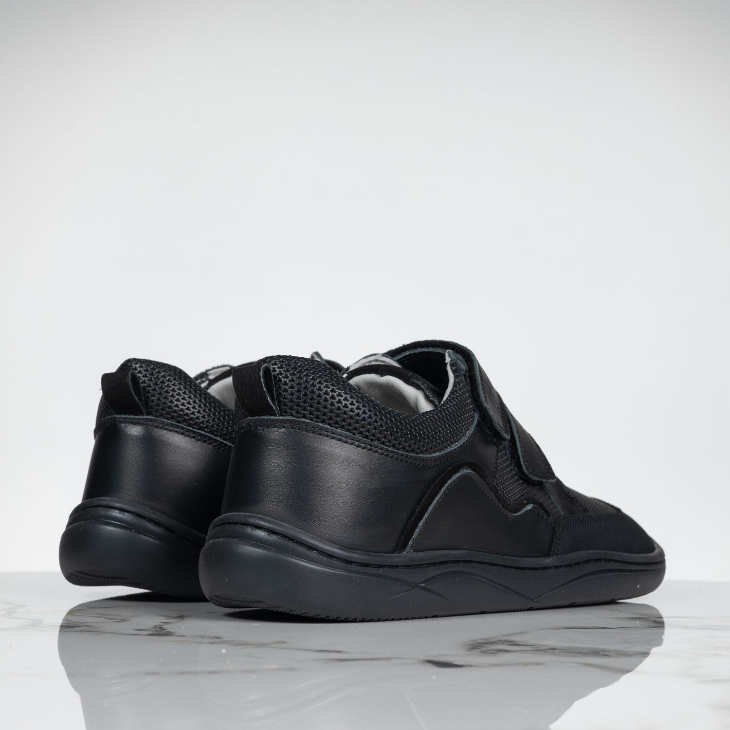 Юношески боси обувки PONKI Barefoot WAVES Black №37-40