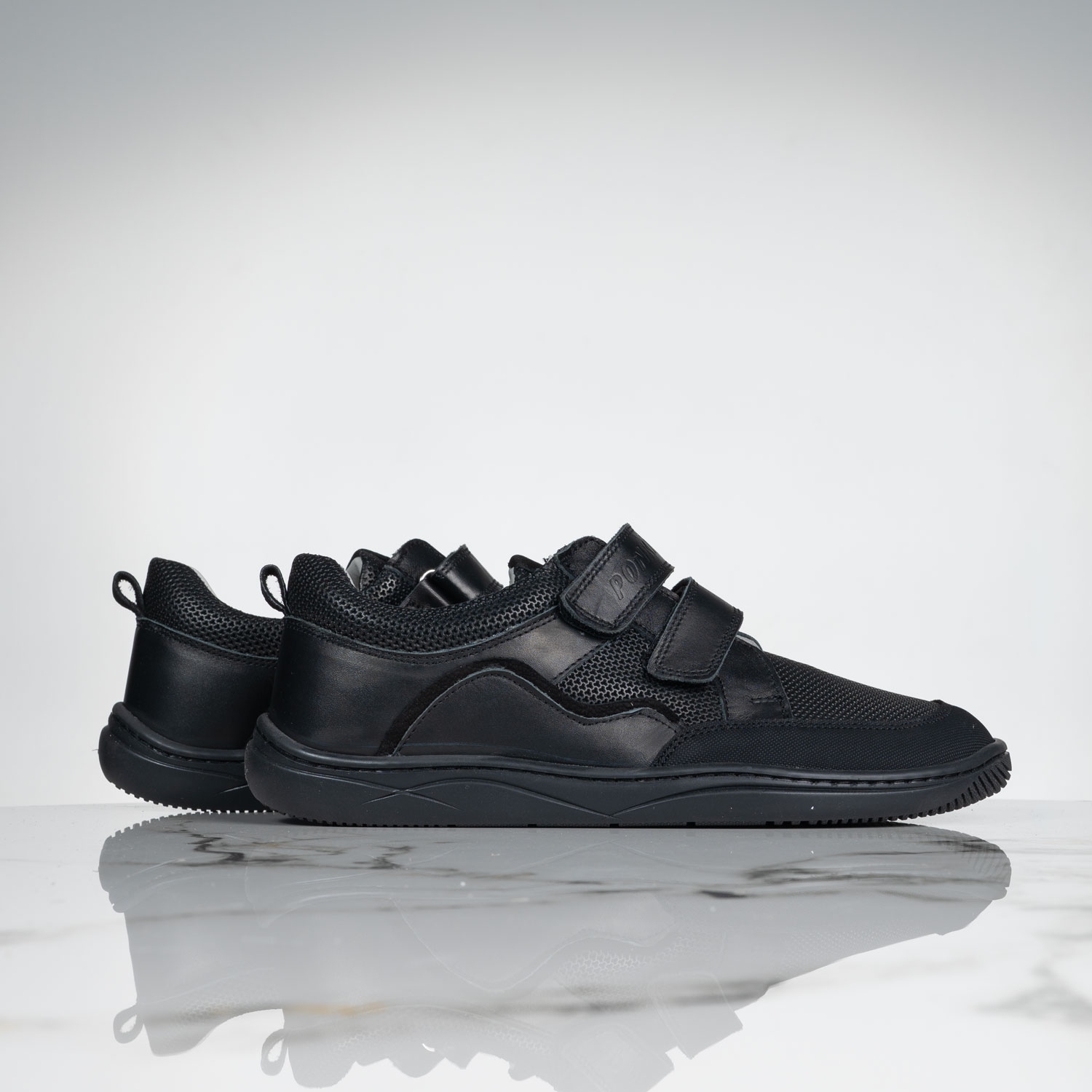 Юношески боси обувки PONKI Barefoot WAVES Black №37-40