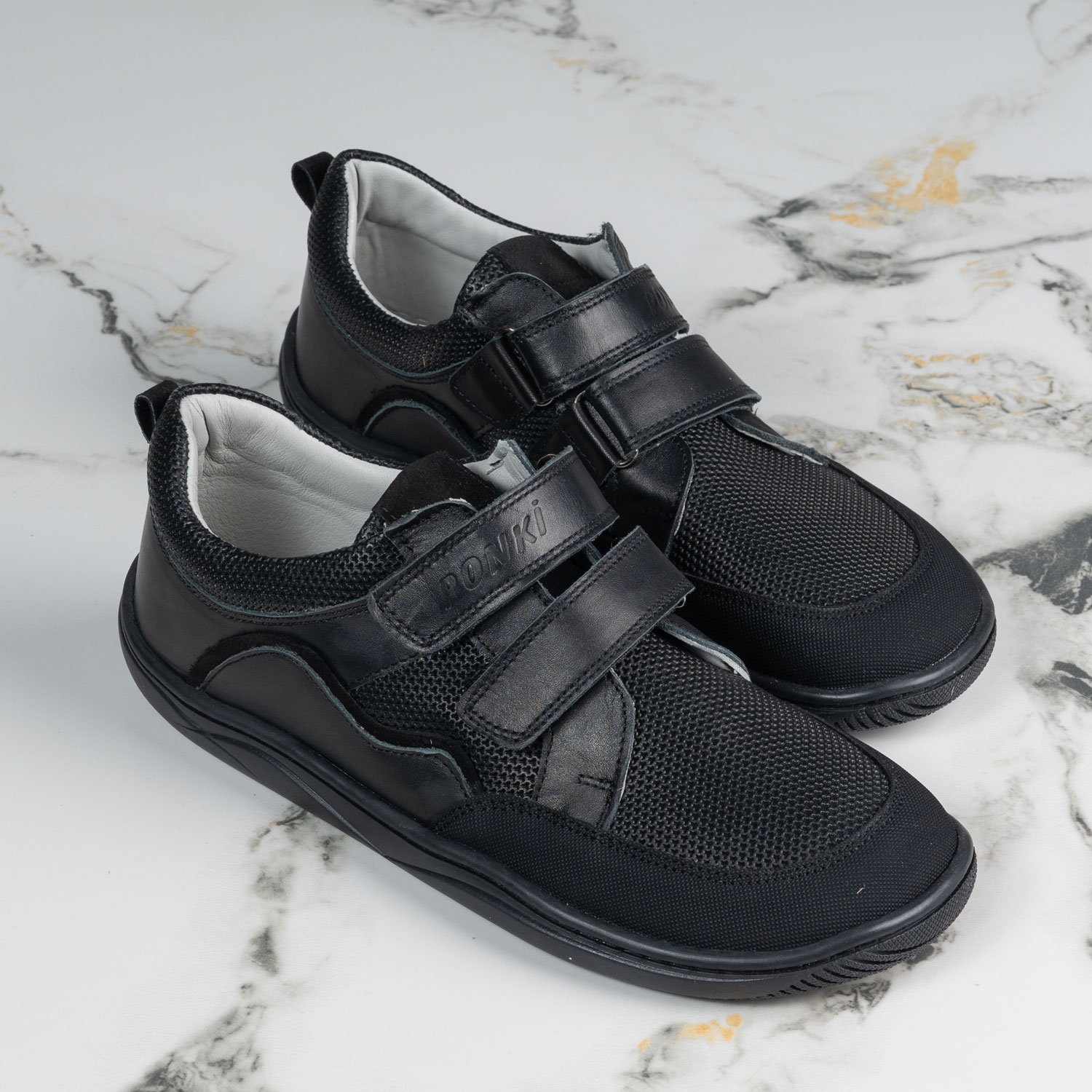 Юношески боси обувки PONKI Barefoot WAVES Black №37-40