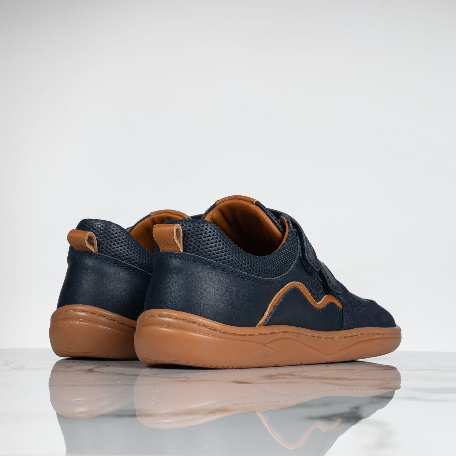 Юношески боси обувки PONKI Barefoot WAVES Dark Blue №37-40